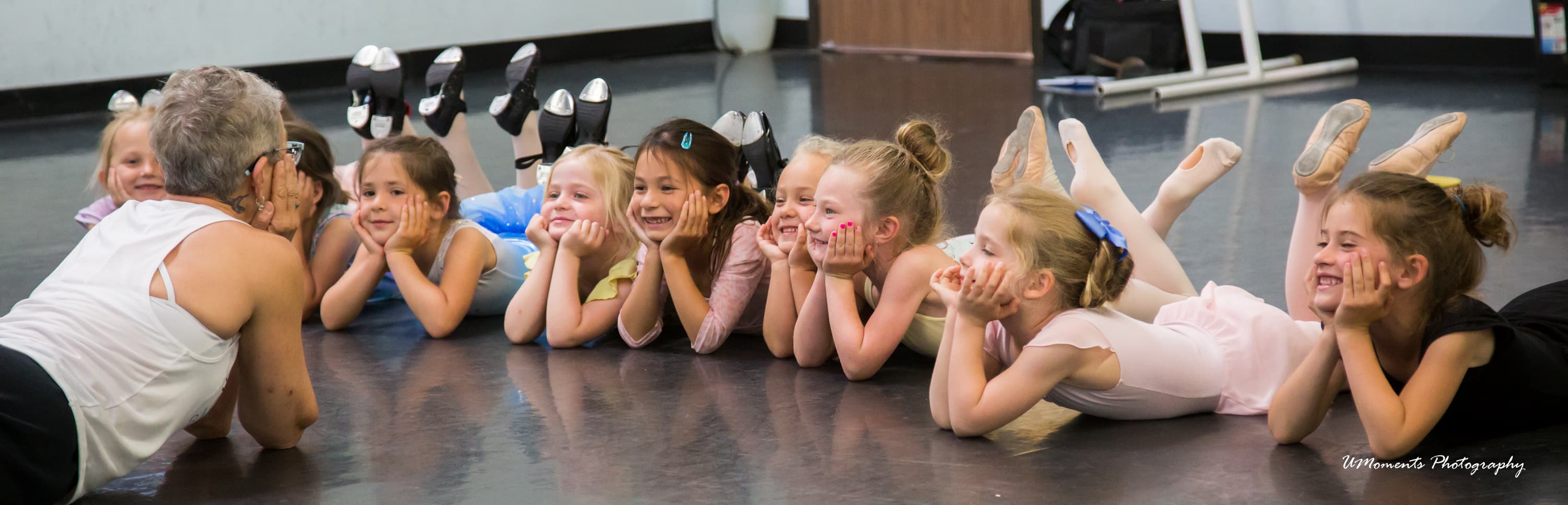 Preschool dance students at South Coast Conservatory